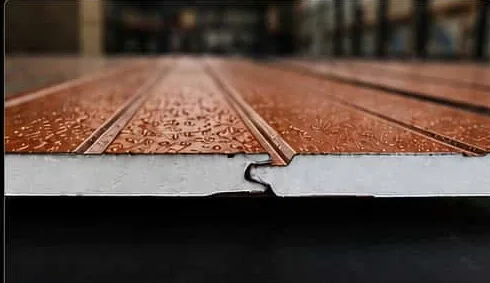 Przekrój panelu — zdjęcie rzeczywiste